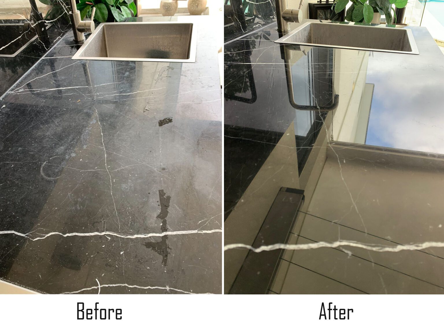 Marble Benchtop Restoration Grand Stone Restorations