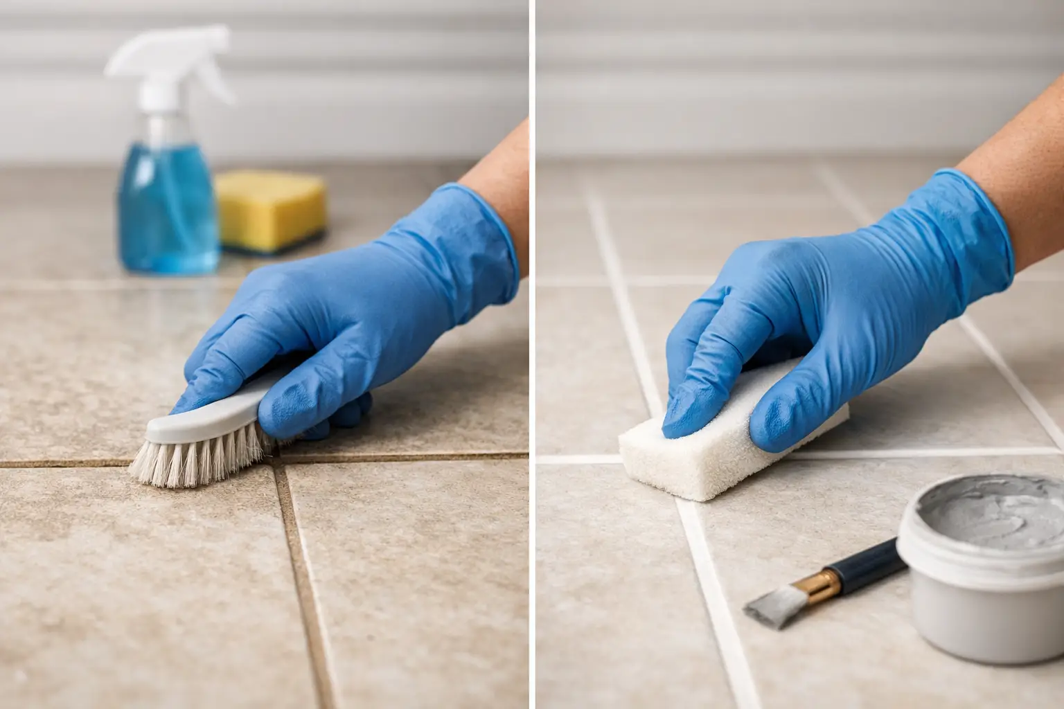 Grout Cleaning and Recolouring Done Right Grout Cleaning and Recolouring Done Right
