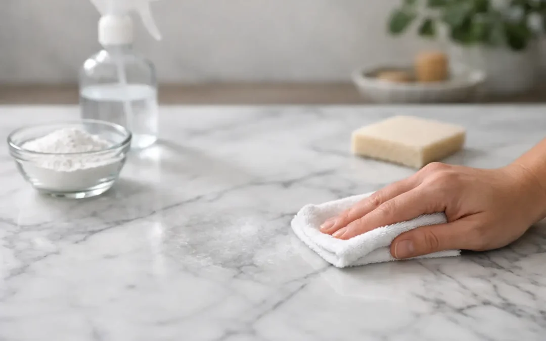 How to Remove Etch Marks From Marble