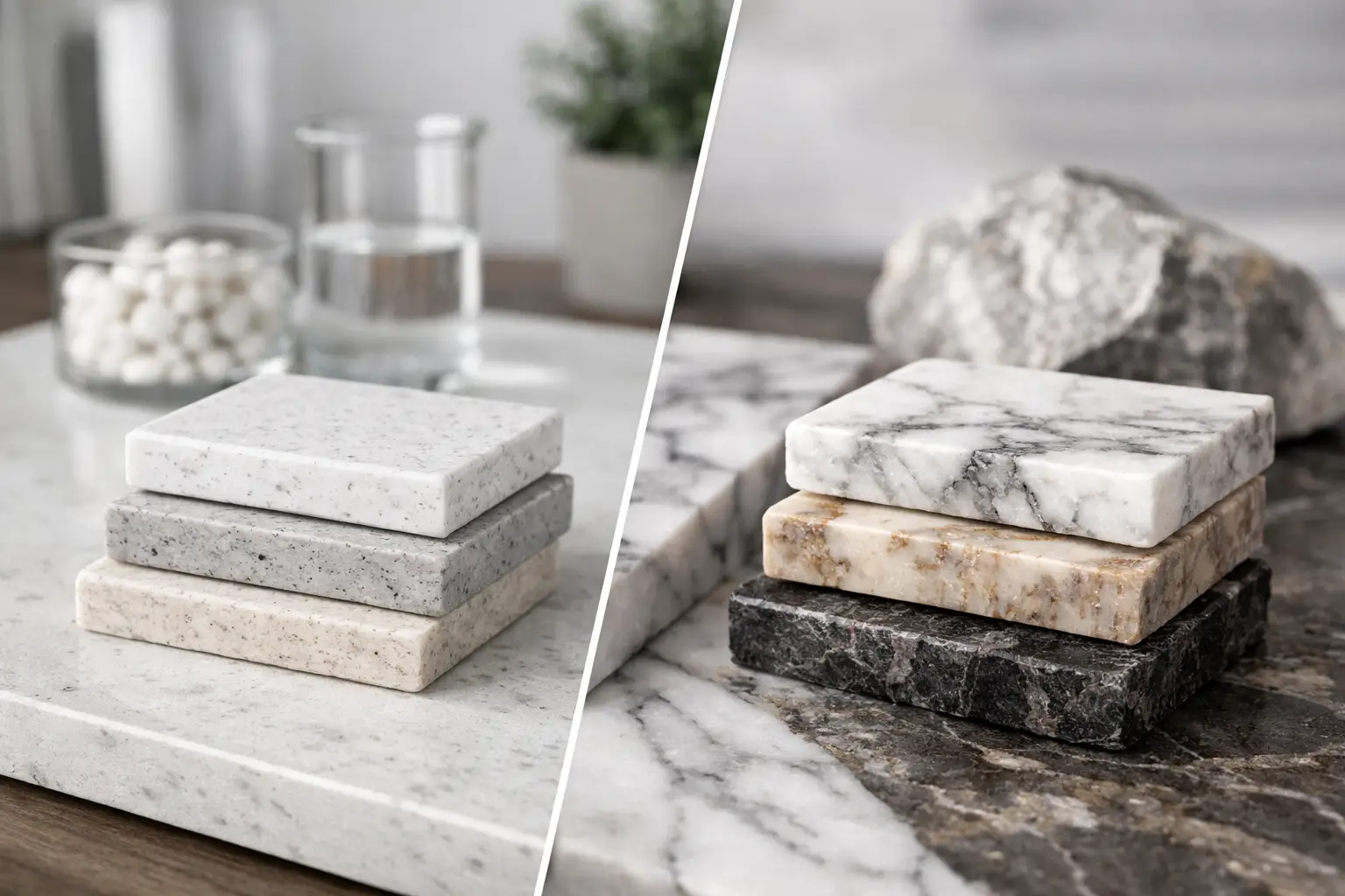 Engineered Stone vs Natural Stone Engineered Stone vs Natural Stone