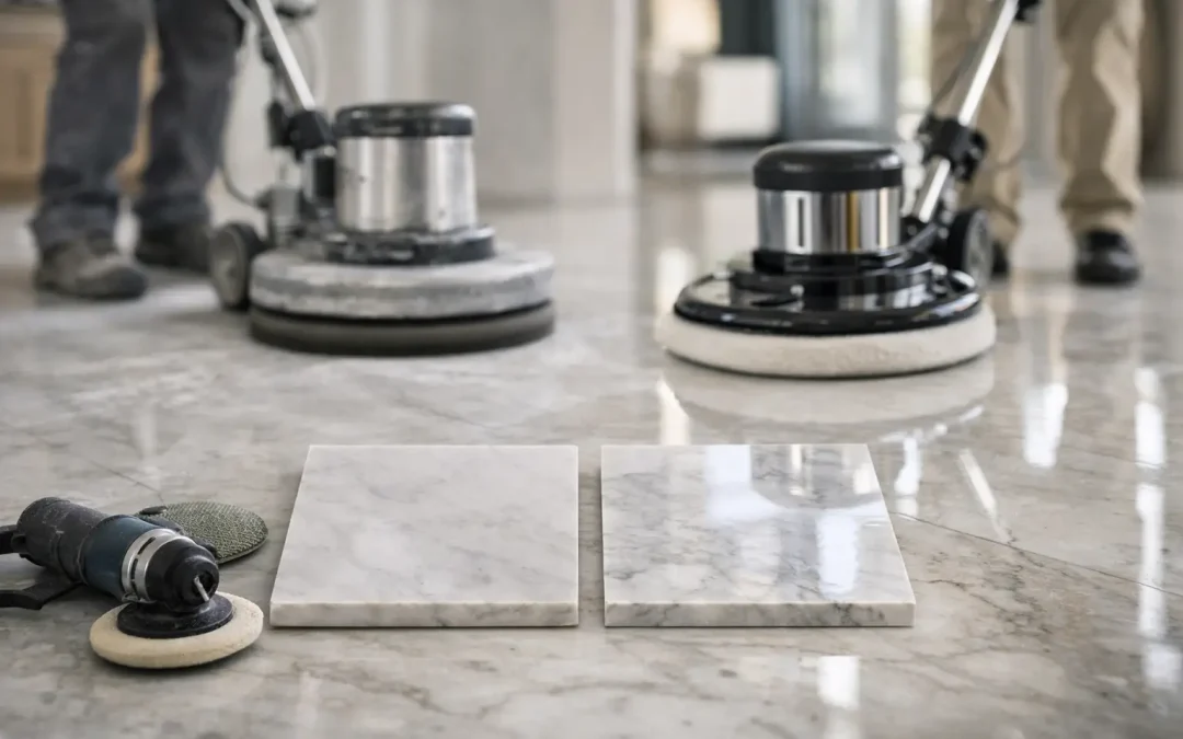 Marble Honing vs Polishing for Your Property
