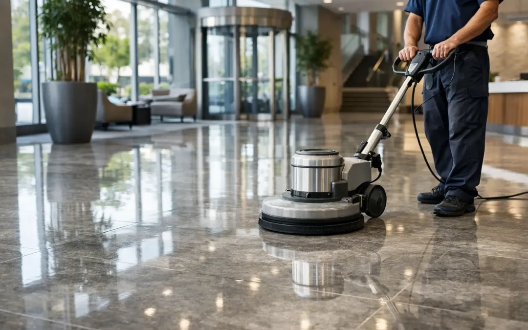 Commercial Foyer Floor Polishing That Lasts