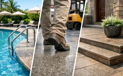 Where Slip Resistant Stone Coating Works Best