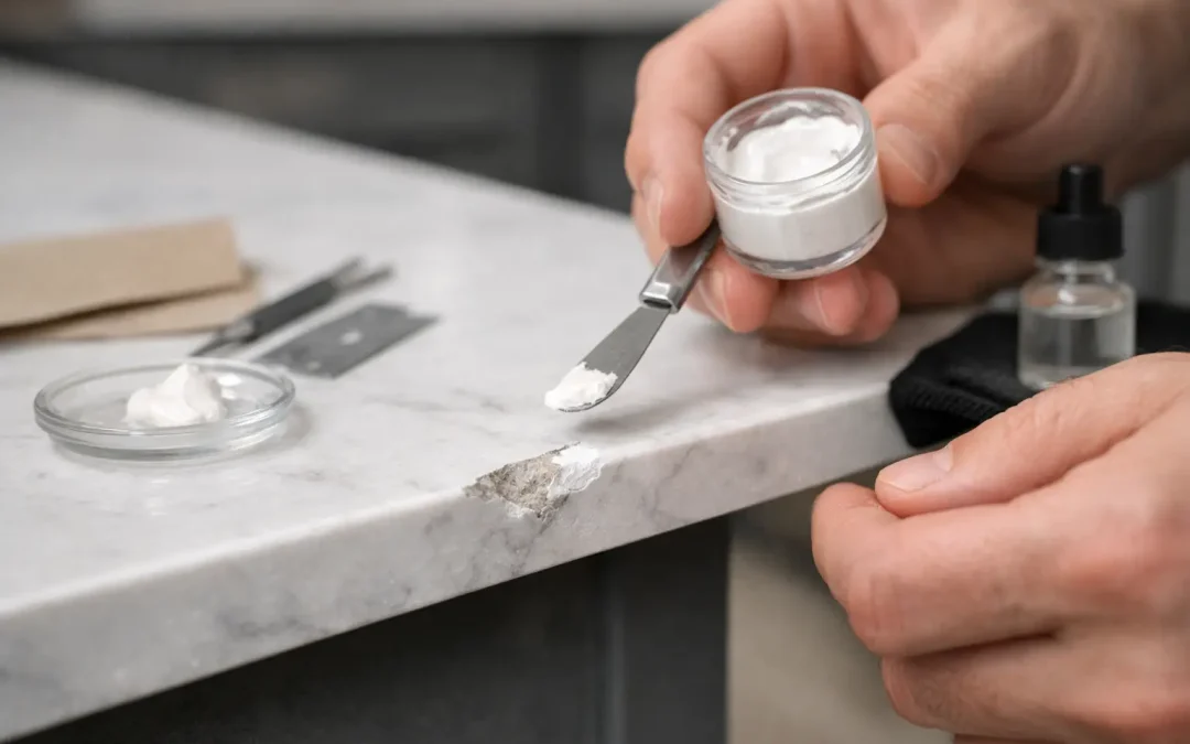 How to Fix Chipped Benchtop Stone Properly