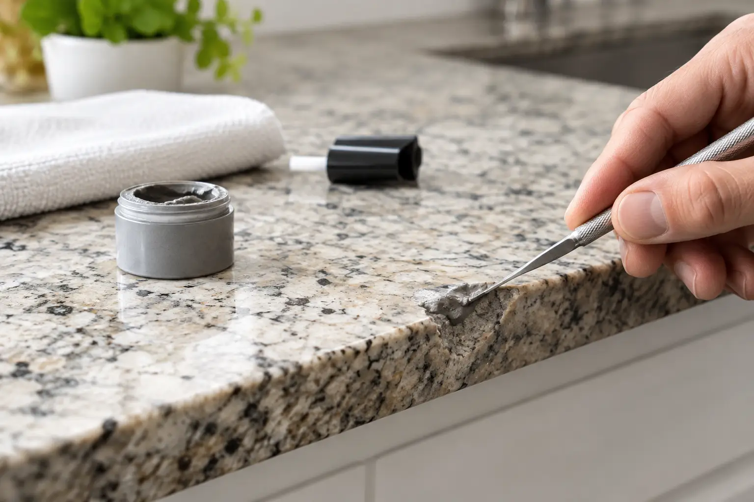 How to Fix Chipped Granite Without Replacing It How to Fix Chipped Granite Without Replacing It