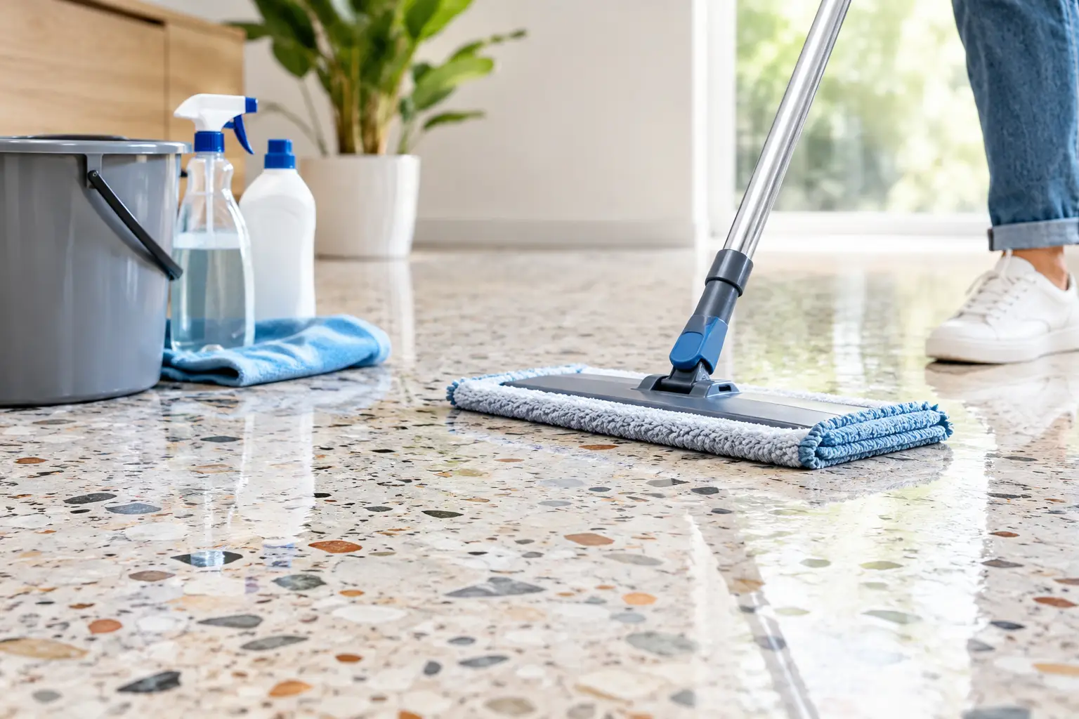 How to Clean Terrazzo Tiles Without Dulling Them How to Clean Terrazzo Tiles Without Dulling Them